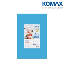 코멕스 플라스틱 업소용 내열 위생도마 모음, 블루 (1개입)
