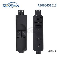 자동차 윈도우 창문 스위치 버튼 부품 nevosa electric car window lifter switch for mercedes benz sprinter 2010 2017, a9065451513, 벤츠