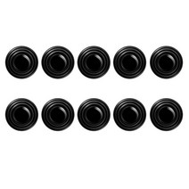 자동차 도어 충격 방지 실리콘 패드 후드 트렁크 충돌 스티커 데칼 소음 버퍼 가스켓차량액세서리 10 개, [01] 10개 세트 with logo