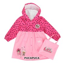 엘오엘LOL 우의 하트 레인코트 유치원 우비 여름 주니어 유아동 여아 초등 어린이 비옷