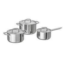 냄비세트 조리용품6종 IKEA 365+ 이케아 365+ 스텐냄비 인덕션사용