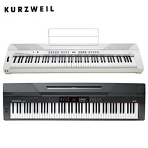 영창 커즈와일 스테이지 전자 디지털 포터블 피아노 88해머건반 KA90 풀패키지, 블랙