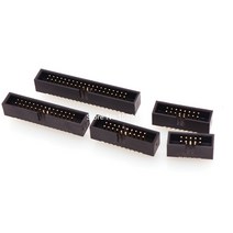 IDC 박스 헤더 커넥터 스트레이트 핀 FC 케이블 소켓DC3 1.27mm 피치8P10P12P14P16P20P26P30P34P40P50P60P10 개, 5.2x7P