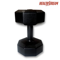 헬스스트림 국산 팔각파워아령 3~15kg선택 헬스장 전문가용 강철 덤벨세트 상체 팔 근력운동도구 실내홈트, 7kg