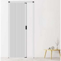 접이식 슬라이딩 도어 간이문 파티션 중문 발코니, 갈색 프레임 (사진참조)