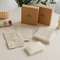 천연 삼베 그린레빗 수세미 선물세트 제로웨이스트