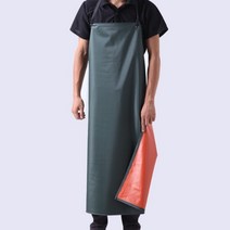 횟집 정육점 조리실 업소용 긴 방수앞치마 방수원단 방수되는 설겆이, 단품, 단품