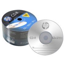 HP 정품 CD-R 케이크 50장 700MB 52배속 공시디, HP CD-R 케이크 50장 700MB 52배속