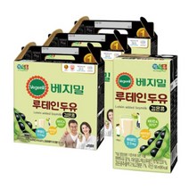 정식품 든든한 베지밀 루테인 두유 어린이 청소년 부모님 단백질 보충 식단 190mlx48팩, 28세트