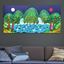 금비단가 일월오봉도