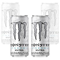 몬스터 울트라(흰) 355ml x 24개 + 잇츠핫팩1개증정 (박스안심포장)몬스터캔