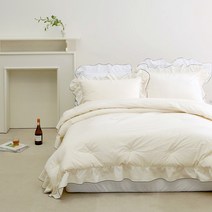 러빙 80수 고밀도 순면 차렵이불 패드세트 SS