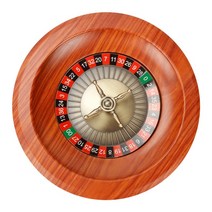 라스베가스 카지노 원목 룰렛 회전판 턴테이블 게임판 12인치, 룰렛기 - 12인치