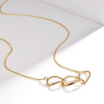 골드앤 14k 동그라미가 이어져 고급 목걸이