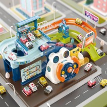[부가티] 키저스 고고레이서 핸들레일 운전 자동차 장난감 유아 어린이 미니카 선물, 기본세트