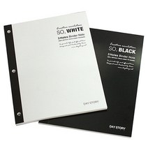 데이스토리 3공 바인더 화일노트 리필지 B5, 화이트