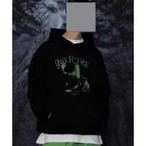 고프 에일리언 후드티 블랙