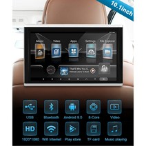 리어모니터 후석모니터 헤드레스트모니터 10.1 인치 헤드레스트 디스플레이 안드로이드 자동 MP5 모니터 1, 한개옵션0