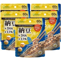 ISDG 일본 나토키나제 4000FU 나또 낫또 560mg 60캡슐 5개