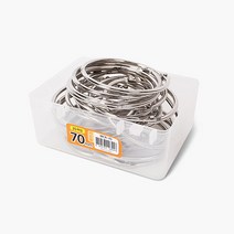 (디머스)대형 카드링 쇠링 (70mm 20개입)