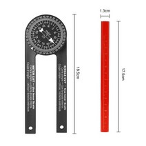 다기능 T 자 목공 슬라이딩 게이지 측정 도구 마킹 깊이 알루미늄 합금 스크라이브, 02 ABS Angle Finder