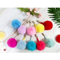 골프악세사리 방울폼폼이티걸이 5p 퍼터키퍼 버디용품, 방울폼폼이 퍼터키퍼 5개