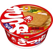 쯔케멘 시오라멘 일본 컵라면 라멘 컵라멘 마루짱 빨간 키츠네 우동(동쪽) 96g×12개, 붉은콩키츠네우동