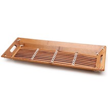 대나무 직사각 쌈채반 40cm (상추채반 야채 쟁반 국수