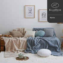 클라르하임 [클라르하임] 코지룸 극세사 담요 S (2컬러), 선택완료, 베이지