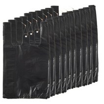 오비닐닷컴 무지 28호 비닐봉지 검정 20 x 33 cm 100p, 10개입