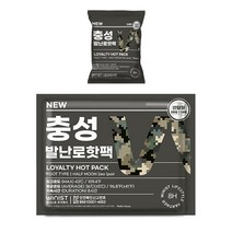 충성 NEW 발난로핫팩 20g x 2p, 50개