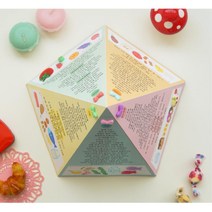 음식속 5대 영양소 학습 피라미드 북아트 5set 학습놀이 DIY교재, 1개, 5세트(일괄포장)