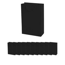 에스피 글로벌 직사각 260g 크래프트 토트백 25x33x11cm 10P, 블랙