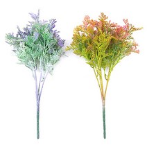 조화 인조 파슬리 파세리 부쉬 다발 28cm 2색 택1 고수잎 향채 식물 채소 야채모형, 퍼플