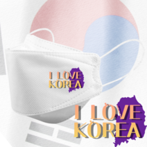 인쇄마스크 아이러브코리아 대한민국 태극기 마스크 25매 모델명 dki_28 KF94 3D입체형