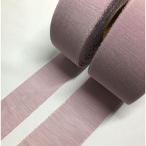 리보너 샤벳리본 하늘하늘한 린넨느낌 가볍고 부드러운 리본 1롤 45m, 40mm, 무드바이올렛