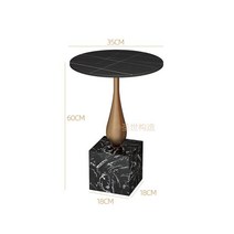 침대 패밀리 모던 엔틱 서랍장 가드 모션 협탁 미니 폭좁은 브랜드 영국 유럽 브랜드 대리석 럭셔리, 금도금 브러시드 블랙 표면 35x60
