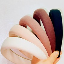 이리스비 가을컬러 불륨 와이드 쿠션 벨벳 머리띠 헤링본 머리띠 5color