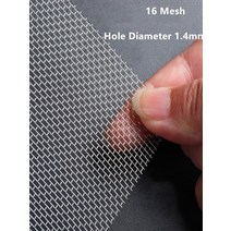 철망 울타리 그물망 능형망 철조망 휀스 4-400 메쉬 30x30cm 304 스테인레스 스틸 필터 와이어 짠 체 플레, 13 16 Mesh