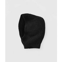 403808 LAFUDGESTORE 부클레 니트 워머 바라클라바 Black Boucle Knit Warmer Balaclava m1037 685405