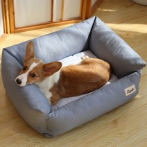 LongFatoys 강아지방석 ins애견집 가을겨울 보온 분리세탁 소형견 푸들 웰시코기 불독 매트 순면 숙면 강아지침대, C01-S호(활용가능 5kg이하 애완동물)