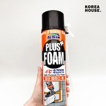 다목적 우레탄폼 충진재 단열 보수 고정 방음 창틀 벽 메꾸기 접착제 분사형, 1개