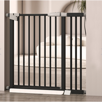 반려동물 출입문 개벽 강아지 현관문 펜스 블랙 화이트 83cm+21cm