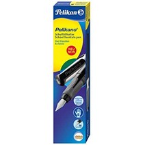 유럽 Pelikan 817103 학교 만년필 드래곤 M-닙 1개, M-스프링, 검은 색
