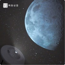 백화상점 우주선 프로젝터 무드등 우주 조명 달 별 아이방 오로라 우주인 비행사 집들이선물, 화이트