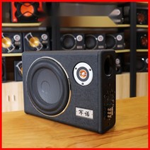 바닥우퍼 시트 고급 저음포 개조 슬림 12v24v 초중저음시트, 듀얼스피커, 만능, 가죽8인치(12V)케이블포함