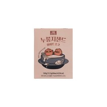 올가 간식 누룽지샌드 화이트초코 100g(12.5g 8) 탕비실 회사 어린이 성인 캠핑 차박 홈파티 영화 선물, 10개