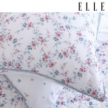 엘르파리 비노쉬 면 누비베개커버, 레드