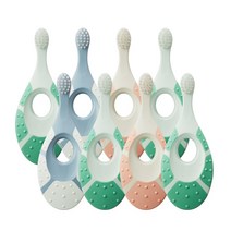 조르단 그린클린 베이비 스텝 1단계 유아 칫솔 8p 세트, 5세트, 8개, 랜덤발송
