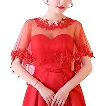 여성용 웨딩 재킷 레이스 신부 볼레로 숄 튤 케이프 신부 들러리 랩 쉬러그 블랙.
